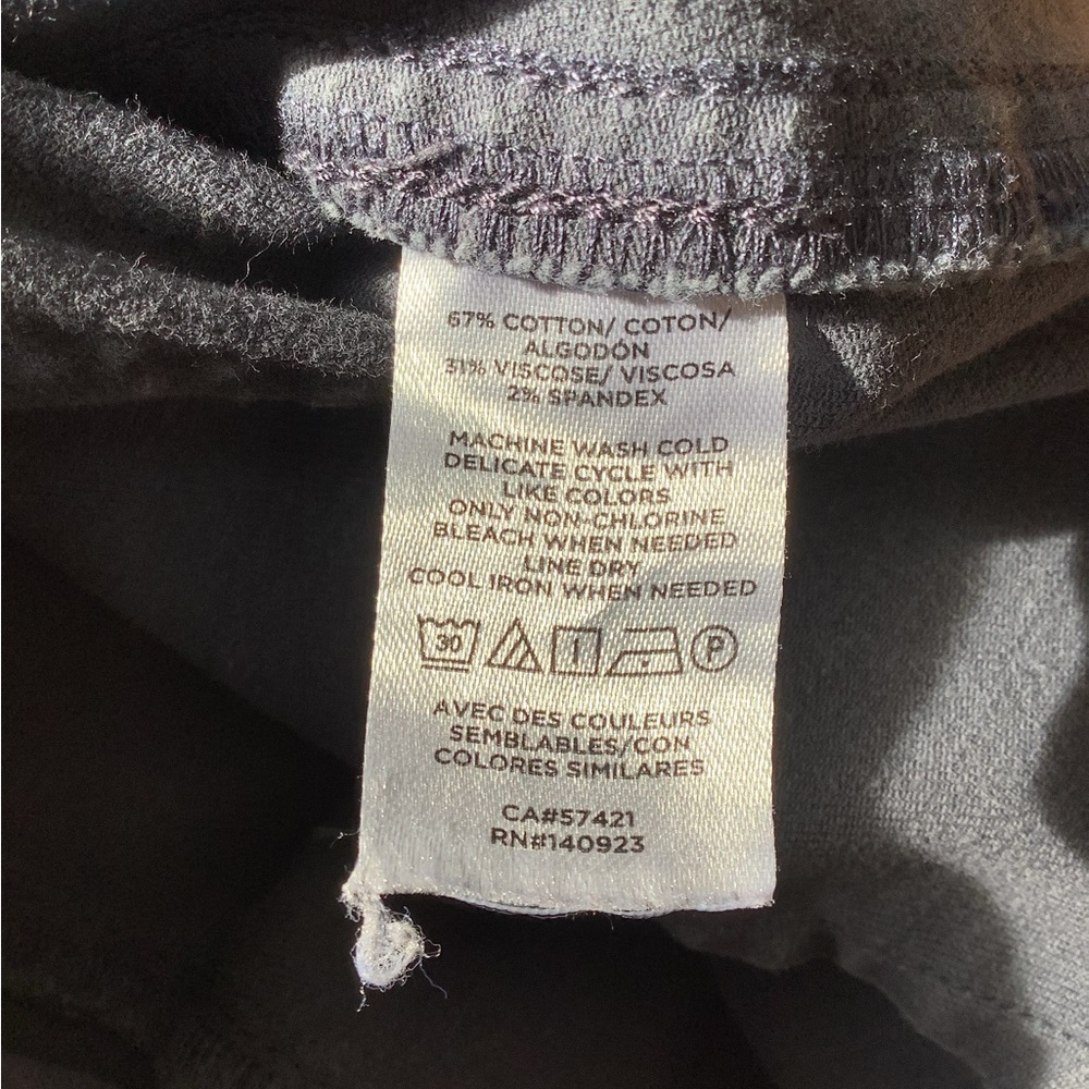 BNWOT dark gray loft,cropped pants size 8 petite - Picture 11 of 12